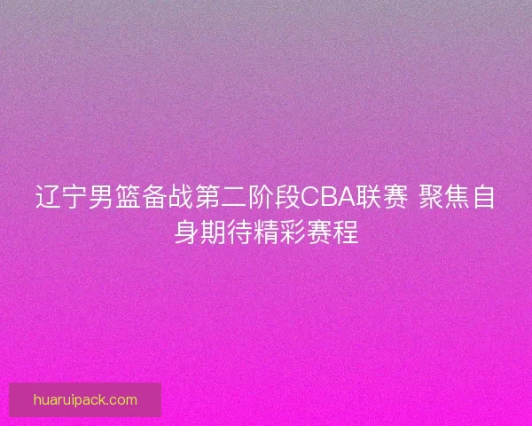 辽宁男篮备战第二阶段CBA联赛 聚焦自身期待精彩赛程